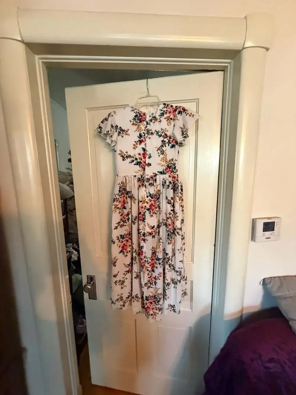 Speechless Kids Floral High-Low Romper Dress, Size 12